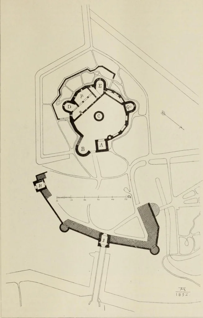 An illustration from Die Kunstdenkmaler der Stadte und Kreise Gladbach und Krefeld, 1896, leaf 765