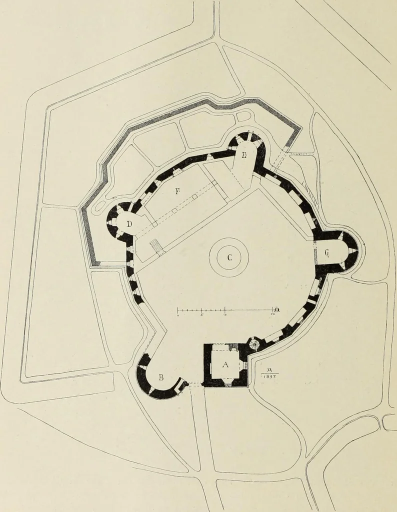 An illustration from Die Kunstdenkmaler der Stadte und Kreise Gladbach und Krefeld, 1896, leaf 768