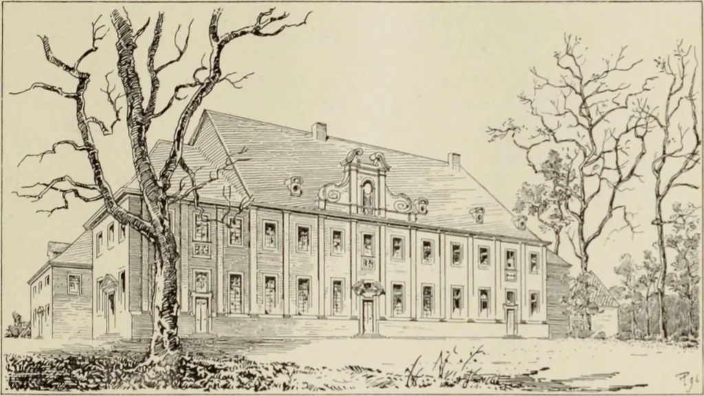 An illustration from Die Kunstdenkmaler der Stadte und Kreise Gladbach und Krefeld, 1896, leaf 777