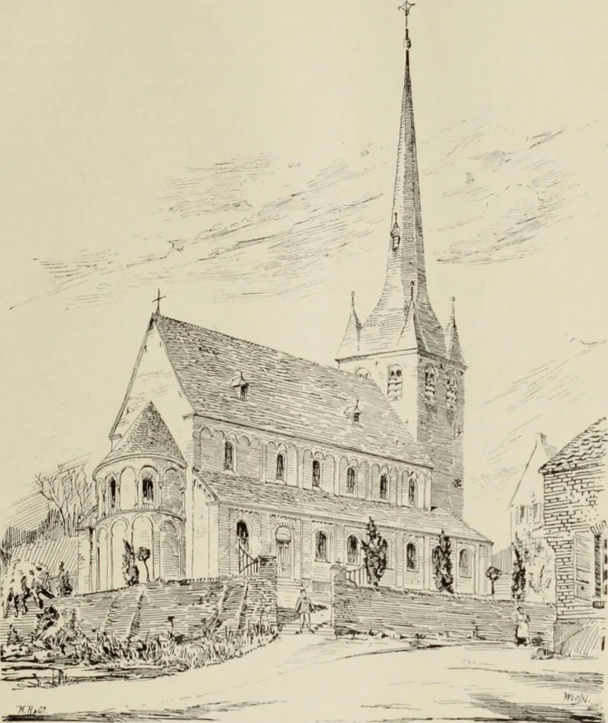 An illustration from Die Kunstdenkmaler der Stadte und Kreise Gladbach und Krefeld, 1896, leaf 785