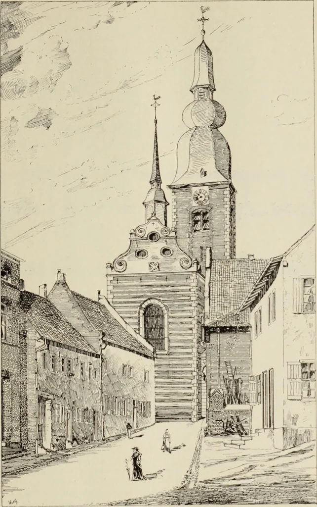 An illustration from Die Kunstdenkmaler der Stadte und Kreise Gladbach und Krefeld, 1896, leaf 791