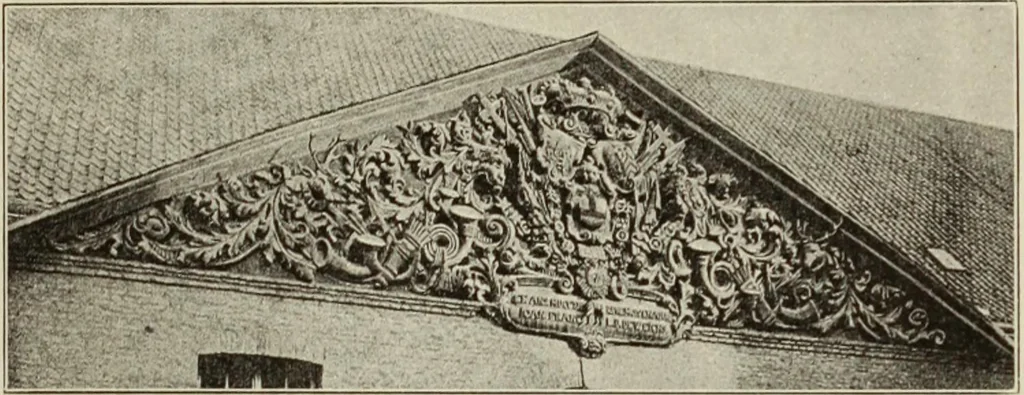 An illustration from Die Kunstdenkmaler der Stadte und Kreise Gladbach und Krefeld, 1896, leaf 83