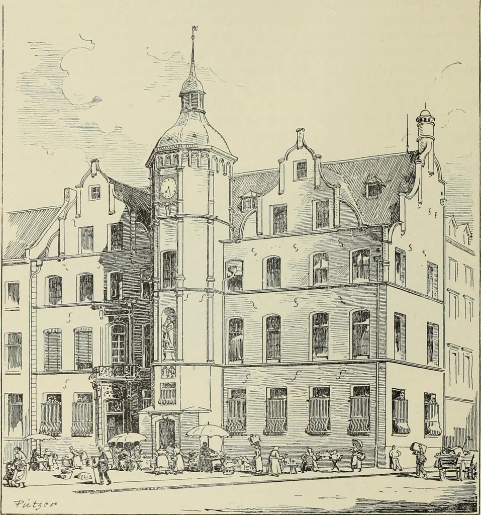 An illustration from Die Kunstdenkmaler der Stadte und Kreise Gladbach und Krefeld, 1896, leaf 84