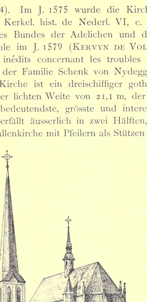 An illustration from Die Kunstdenkmäler des Kreises Geldern, 1891, leaf 260