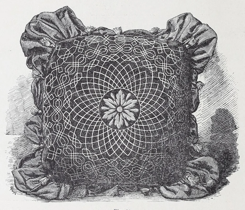 An illustration from Die Kunst der Goldstickerei nebst einer Anleitung zur Verwendung der Goldstickerei in Verbindung mit Application, 1890, leaf 40