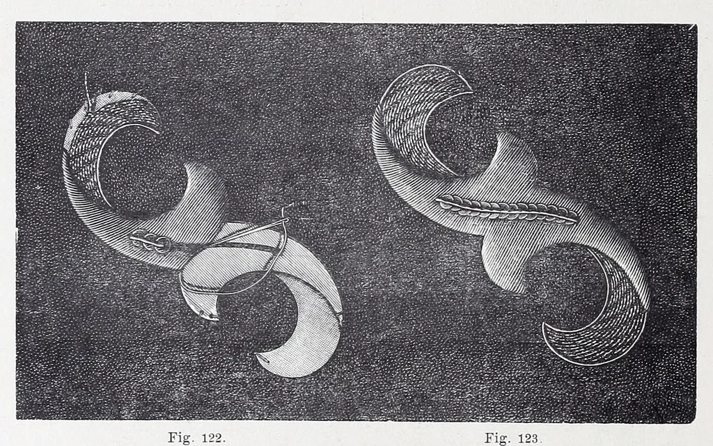 An illustration from Die Kunst der Goldstickerei nebst einer Anleitung zur Verwendung der Goldstickerei in Verbindung mit Application, 1890, leaf 52