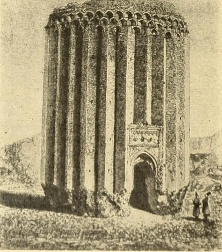 An illustration from Die Kunst der islamischen Volker, 1917, leaf 101