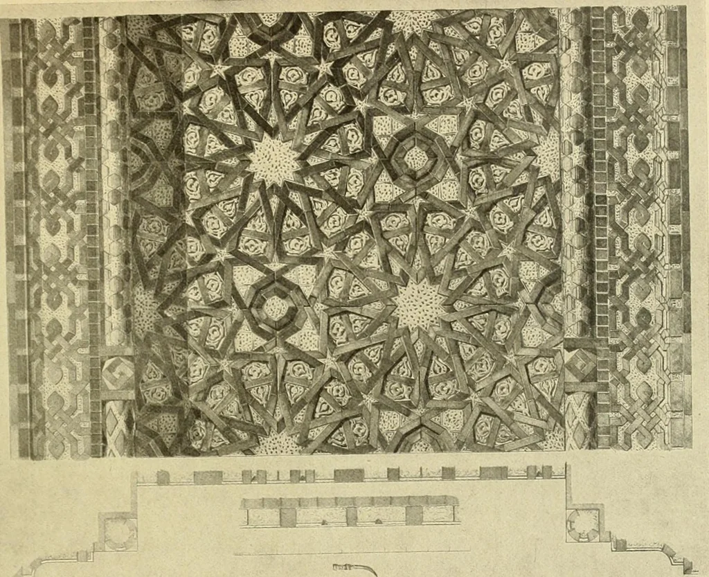 An illustration from Die Kunst der islamischen Volker, 1917, leaf 104