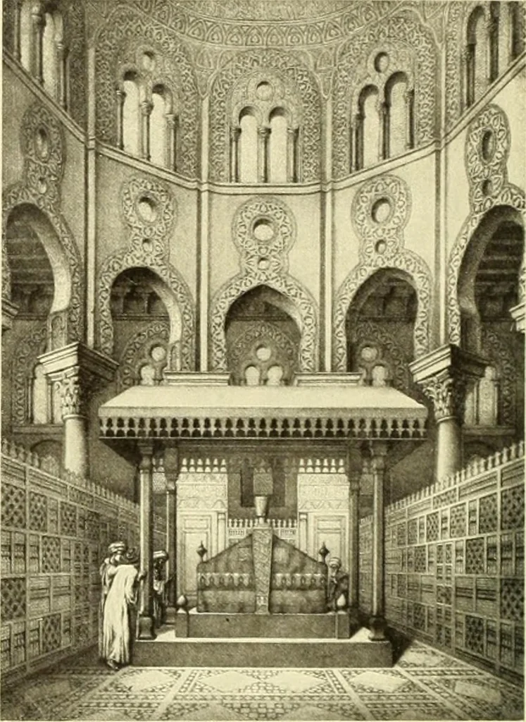An illustration from Die Kunst der islamischen Volker, 1917, leaf 177