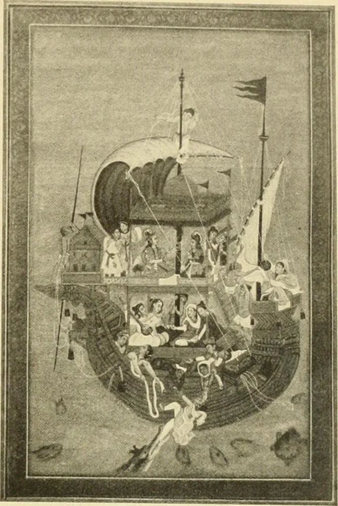 An illustration from Die Kunst der islamischen Volker, 1917, leaf 226