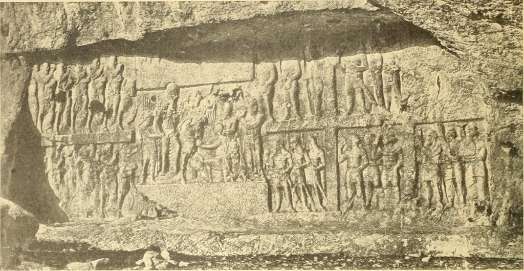 An illustration from Die Kunst der islamischen Volker, 1917, leaf 23