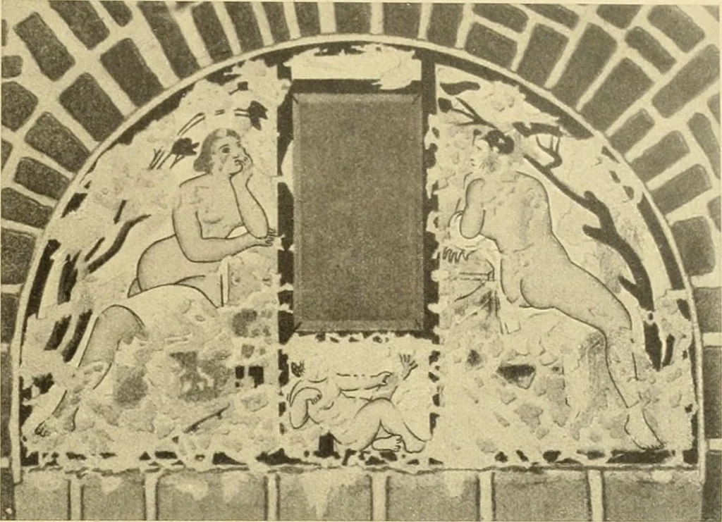 An illustration from Die Kunst der islamischen Volker, 1917, leaf 54