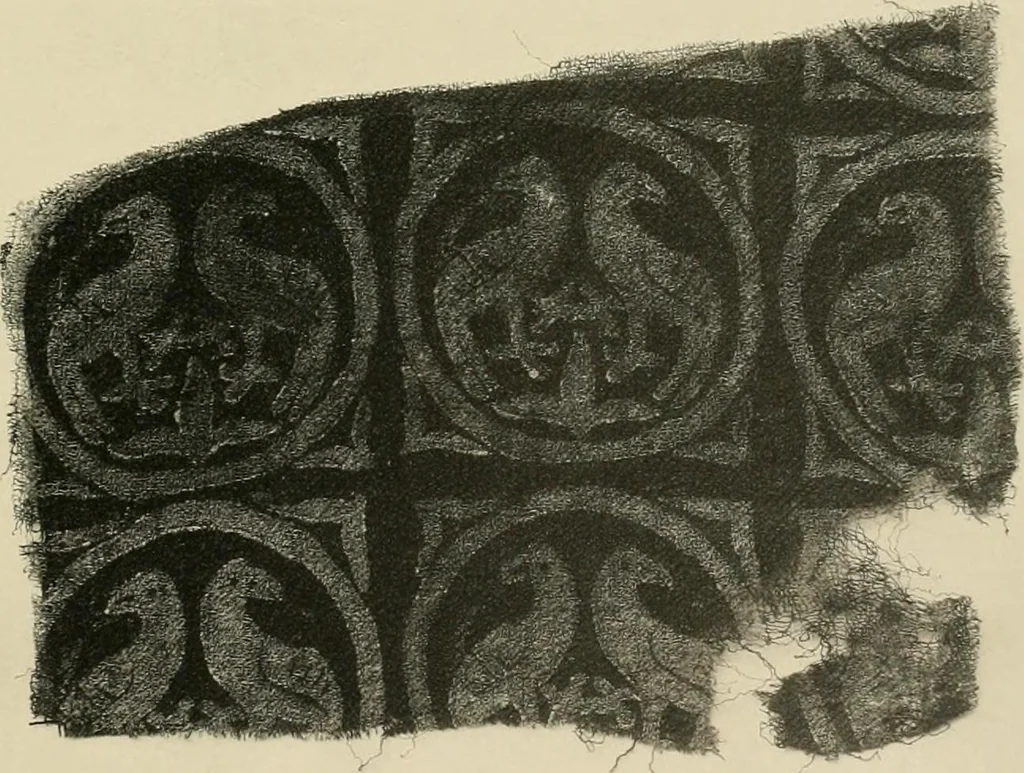An illustration from Die Kunst des Zeugdrucks vom Mittelalter bis zur Empirezeit, 1898, leaf 120