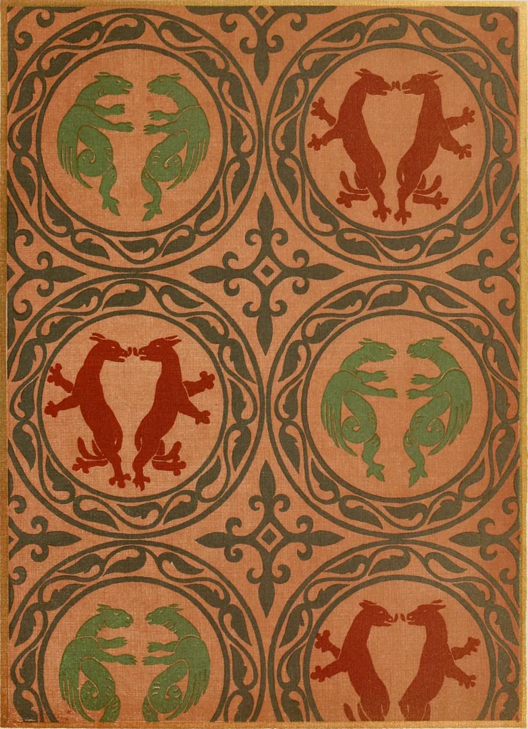 An illustration from Die Kunst des Zeugdrucks vom Mittelalter bis zur Empirezeit, 1898, leaf 122