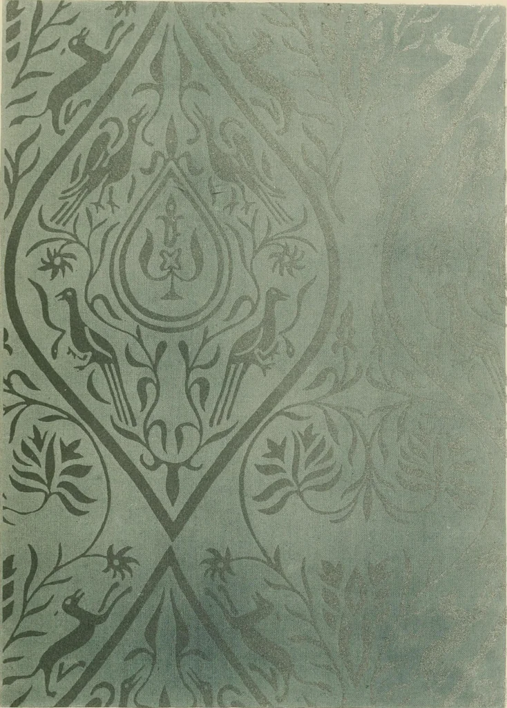 An illustration from Die Kunst des Zeugdrucks vom Mittelalter bis zur Empirezeit, 1898, leaf 144