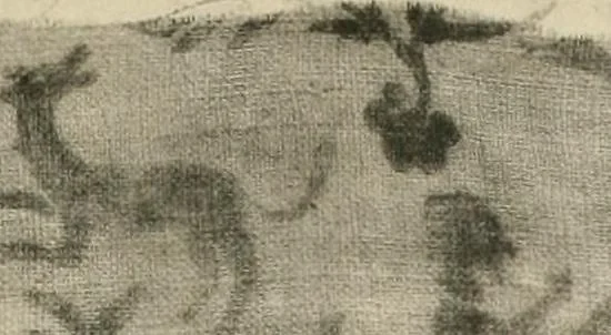 An illustration from Die Kunst des Zeugdrucks vom Mittelalter bis zur Empirezeit, 1898, leaf 146