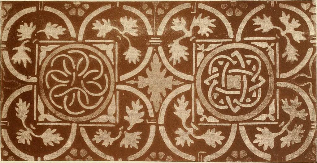 An illustration from Die Kunst des Zeugdrucks vom Mittelalter bis zur Empirezeit, 1898, leaf 152