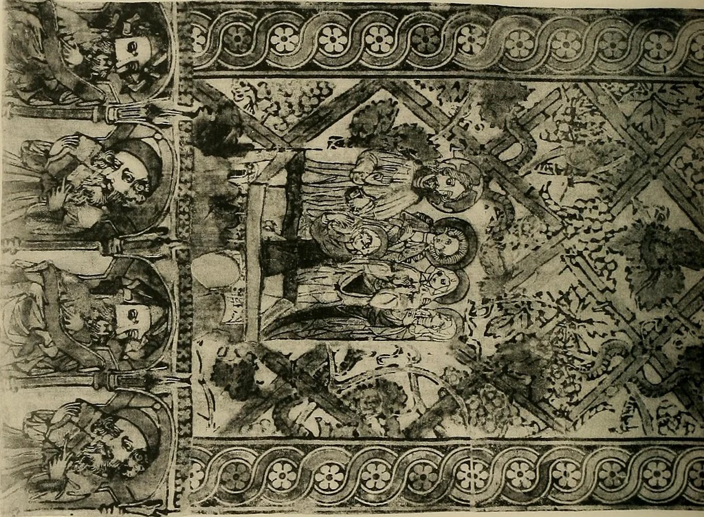 An illustration from Die Kunst des Zeugdrucks vom Mittelalter bis zur Empirezeit, 1898, leaf 155