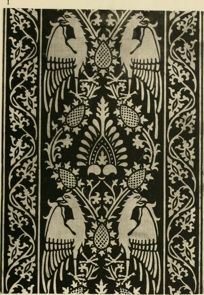 An illustration from Die Kunst des Zeugdrucks vom Mittelalter bis zur Empirezeit, 1898, leaf 160
