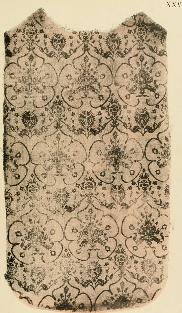 An illustration from Die Kunst des Zeugdrucks vom Mittelalter bis zur Empirezeit, 1898, leaf 166