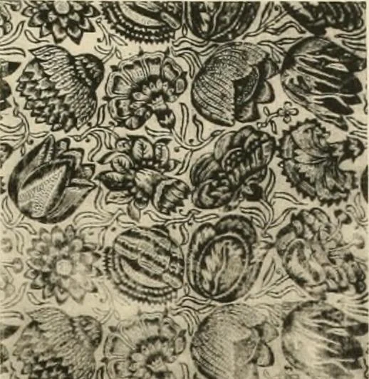 An illustration from Die Kunst des Zeugdrucks vom Mittelalter bis zur Empirezeit, 1898, leaf 172