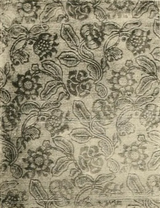 An illustration from Die Kunst des Zeugdrucks vom Mittelalter bis zur Empirezeit, 1898, leaf 172