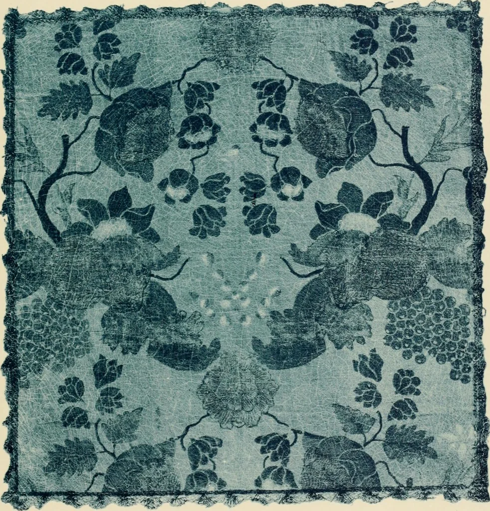An illustration from Die Kunst des Zeugdrucks vom Mittelalter bis zur Empirezeit, 1898, leaf 180