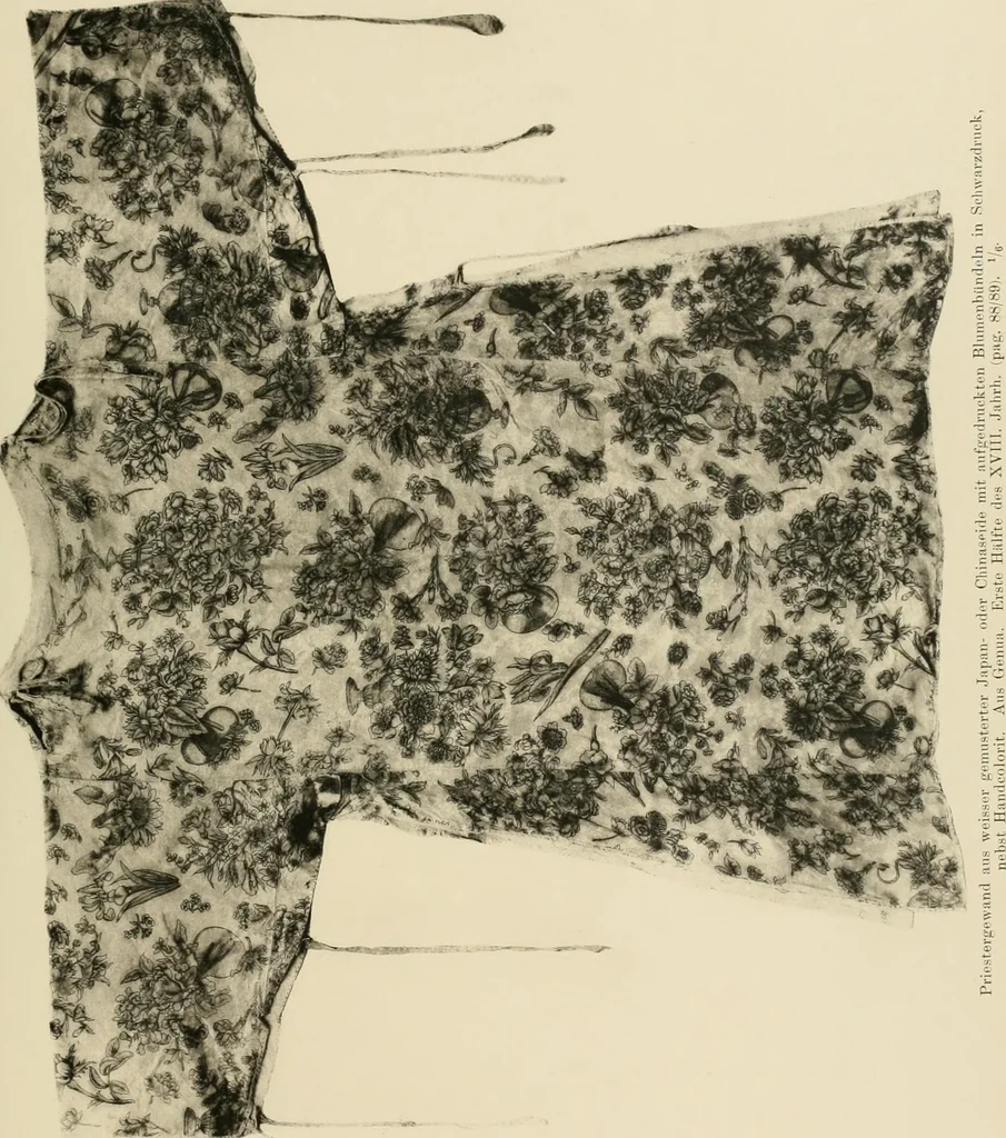 An illustration from Die Kunst des Zeugdrucks vom Mittelalter bis zur Empirezeit, 1898, leaf 188