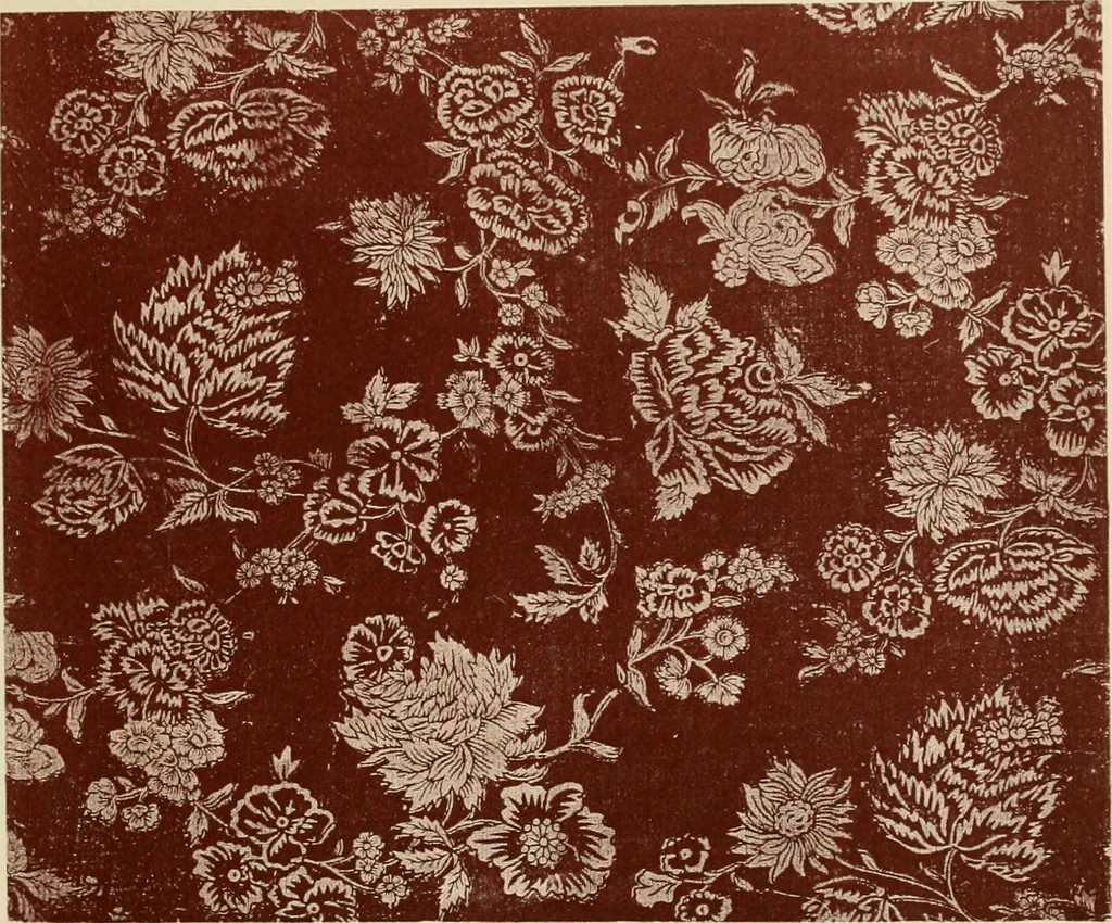 An illustration from Die Kunst des Zeugdrucks vom Mittelalter bis zur Empirezeit, 1898, leaf 192