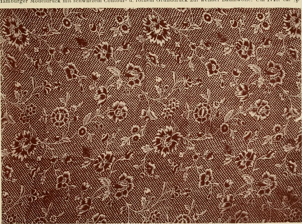 An illustration from Die Kunst des Zeugdrucks vom Mittelalter bis zur Empirezeit, 1898, leaf 192