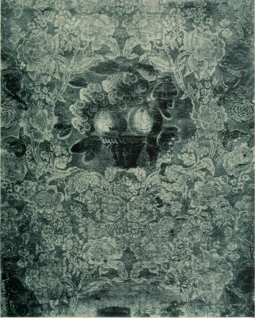 An illustration from Die Kunst des Zeugdrucks vom Mittelalter bis zur Empirezeit, 1898, leaf 208