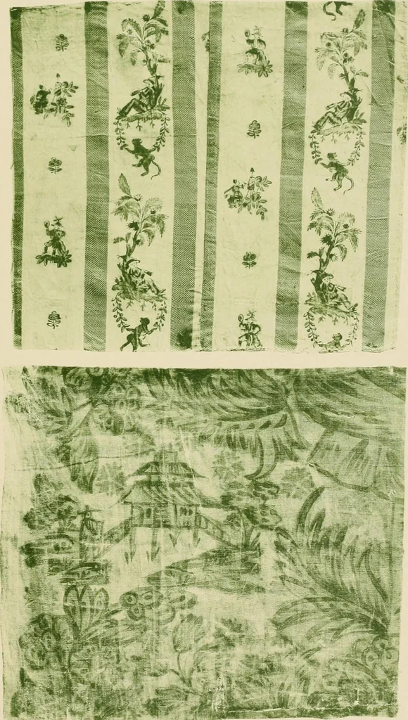 An illustration from Die Kunst des Zeugdrucks vom Mittelalter bis zur Empirezeit, 1898, leaf 224