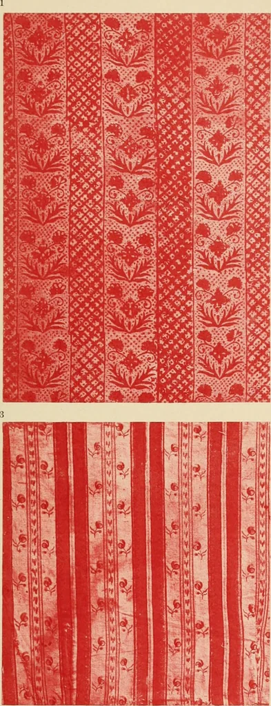 An illustration from Die Kunst des Zeugdrucks vom Mittelalter bis zur Empirezeit, 1898, leaf 232