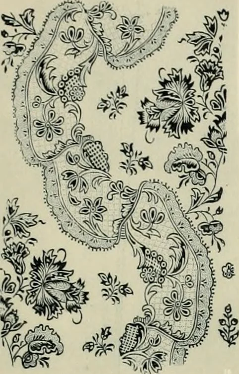 An illustration from Die Kunst des Zeugdrucks vom Mittelalter bis zur Empirezeit, 1898, leaf 238