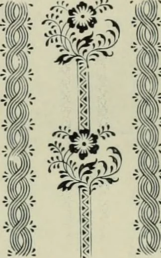 An illustration from Die Kunst des Zeugdrucks vom Mittelalter bis zur Empirezeit, 1898, leaf 238