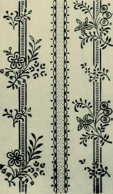 An illustration from Die Kunst des Zeugdrucks vom Mittelalter bis zur Empirezeit, 1898, leaf 238
