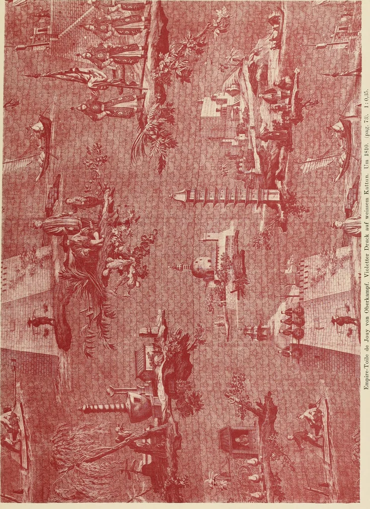 An illustration from Die Kunst des Zeugdrucks vom Mittelalter bis zur Empirezeit, 1898, leaf 244