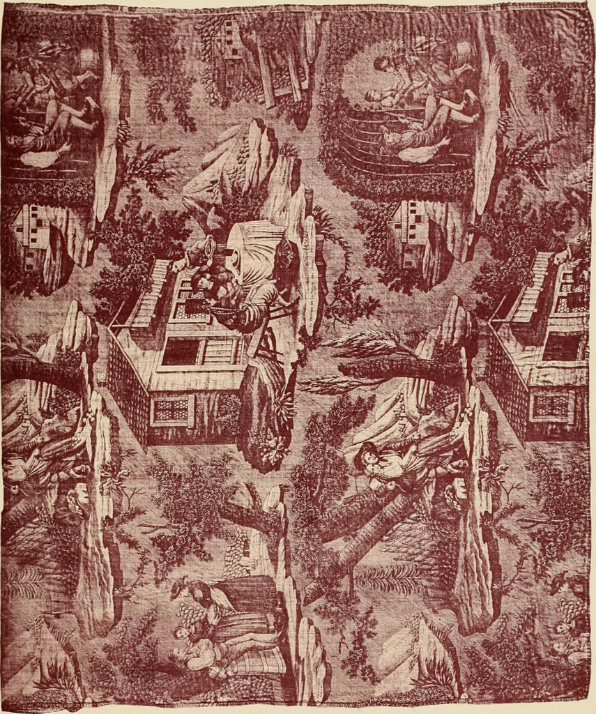 An illustration from Die Kunst des Zeugdrucks vom Mittelalter bis zur Empirezeit, 1898, leaf 246