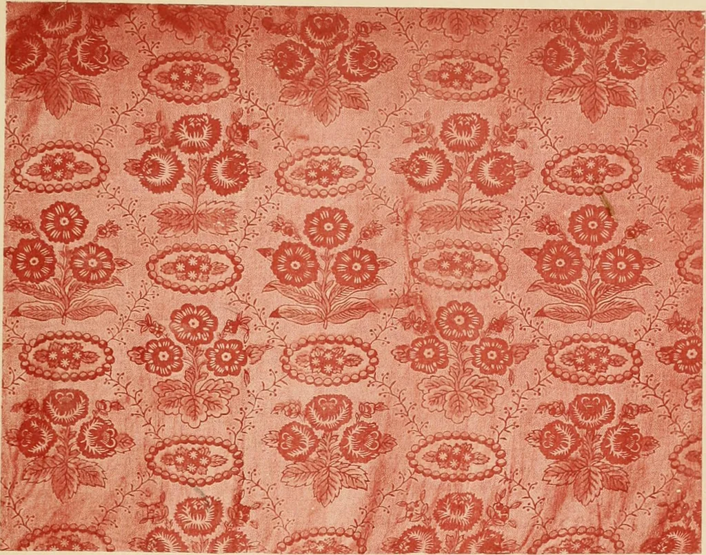 An illustration from Die Kunst des Zeugdrucks vom Mittelalter bis zur Empirezeit, 1898, leaf 248