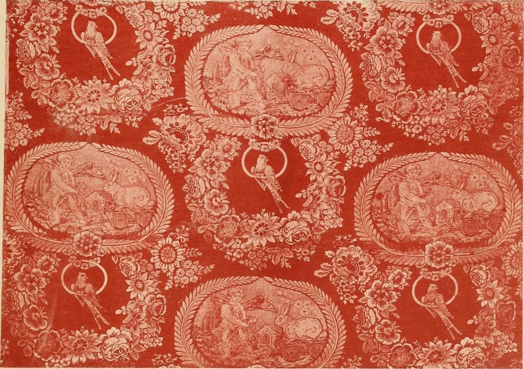 An illustration from Die Kunst des Zeugdrucks vom Mittelalter bis zur Empirezeit, 1898, leaf 248