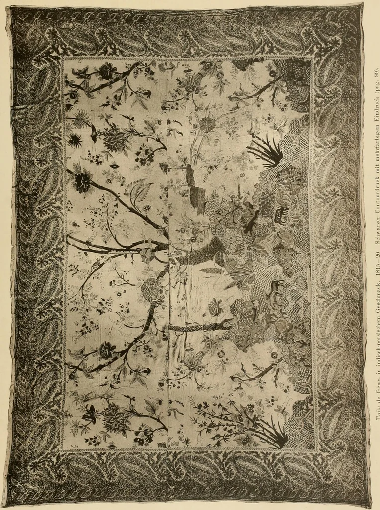 An illustration from Die Kunst des Zeugdrucks vom Mittelalter bis zur Empirezeit, 1898, leaf 262