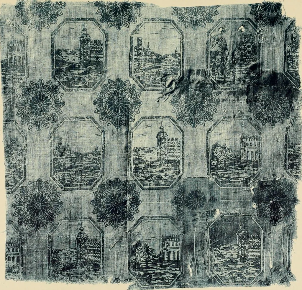 An illustration from Die Kunst des Zeugdrucks vom Mittelalter bis zur Empirezeit, 1898, leaf 264