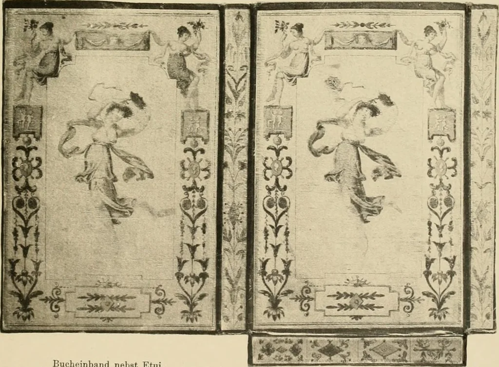 An illustration from Die Kunst des Zeugdrucks vom Mittelalter bis zur Empirezeit, 1898, leaf 268