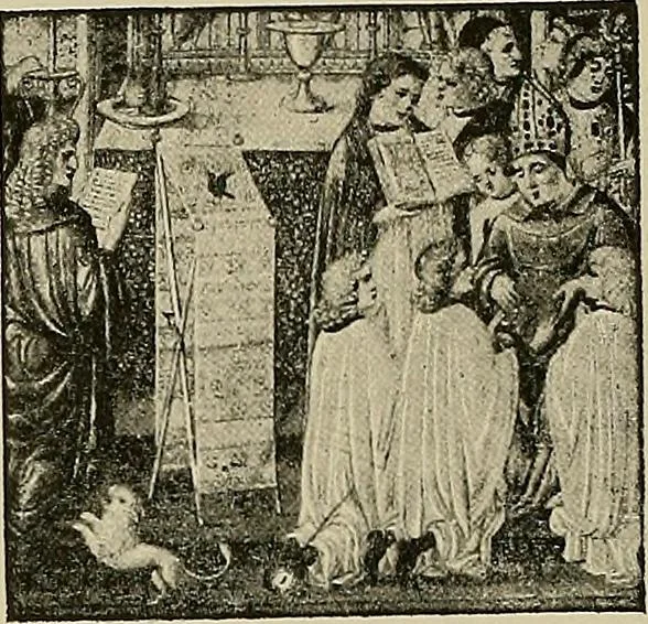 An illustration from Die Kunst des Zeugdrucks vom Mittelalter bis zur Empirezeit, 1898, leaf 57