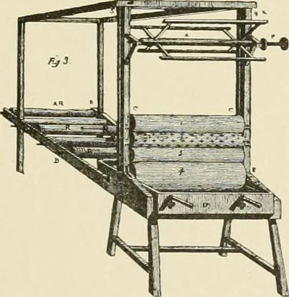 An illustration from Die Kunst des Zeugdrucks vom Mittelalter bis zur Empirezeit, 1898, leaf 82