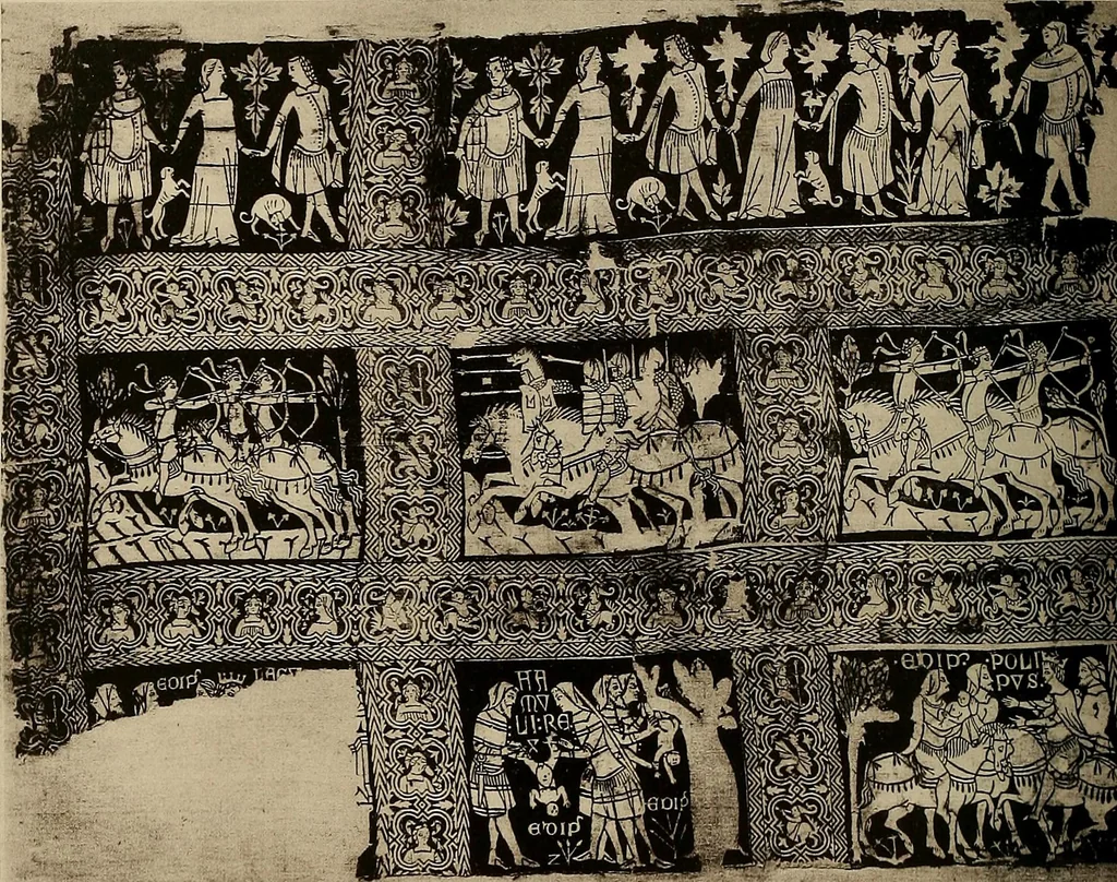 An illustration from Die Kunst des Zeugdrucks vom Mittelalter bis zur Empirezeit, 1898, leaf 95