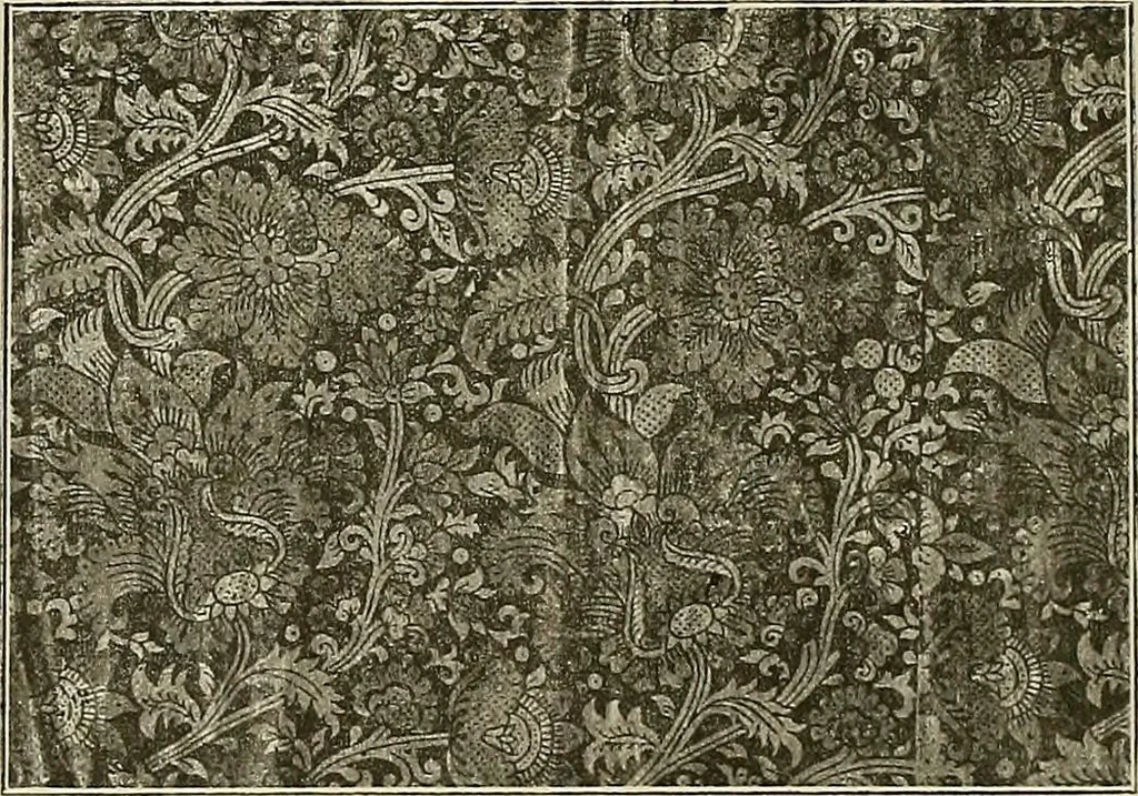 An illustration from Die Kunst des Zeugdrucks vom Mittelalter bis zur Empirezeit, 1898, leaf 99