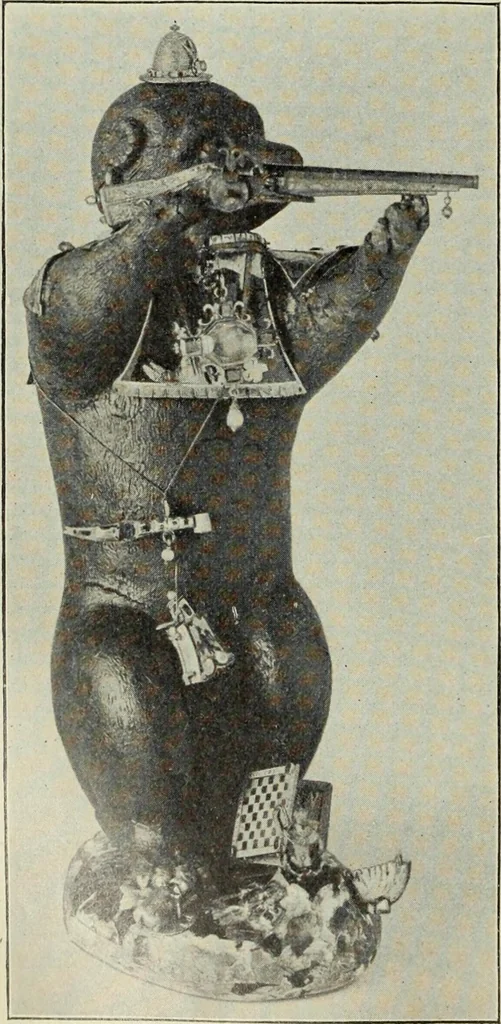An illustration from Die Kunst- und Wunderkammern der Spätrenaissance : ein Beitrag zur Geschichte des Sammelwessens, 1908, leaf 42