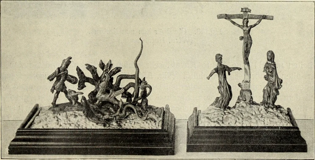 An illustration from Die Kunst- und Wunderkammern der Spätrenaissance : ein Beitrag zur Geschichte des Sammelwessens, 1908, leaf 75