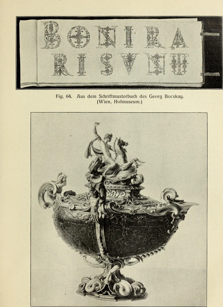 An illustration from Die Kunst- und Wunderkammern der Spätrenaissance : ein Beitrag zur Geschichte des Sammelwessens, 1908, leaf 89